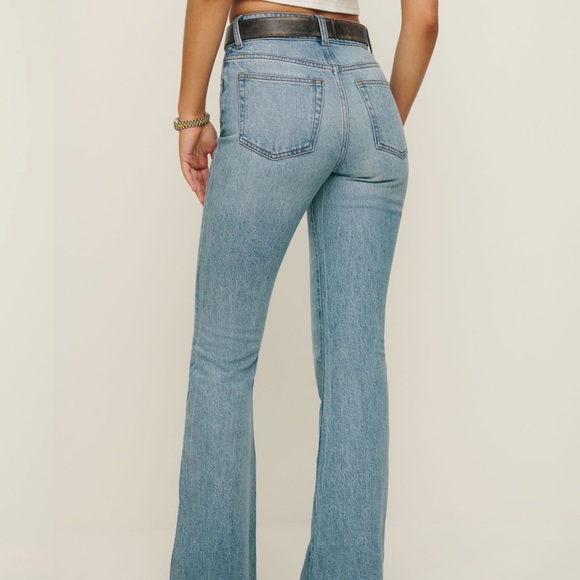 Reformation Margot High Rise Flare Jeans in Malta - Picture 2 of 2